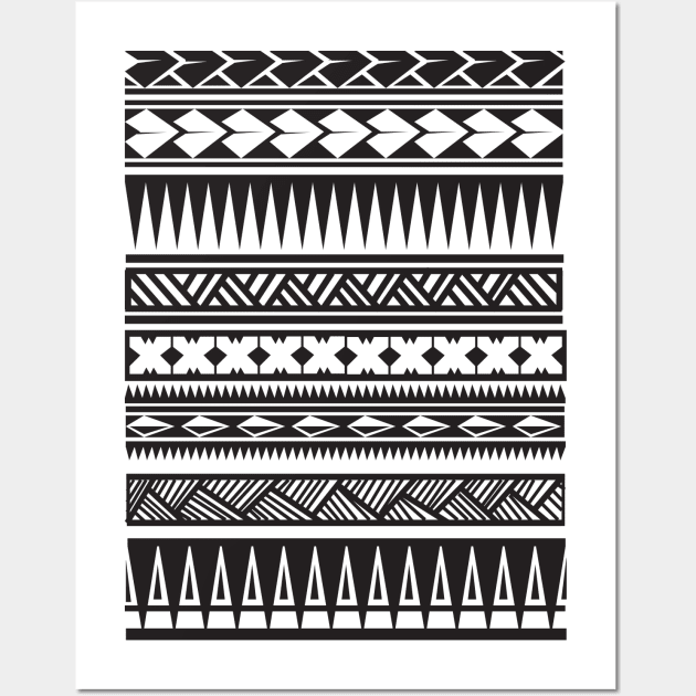 Tribal pattern design Wall Art by Ferawela store